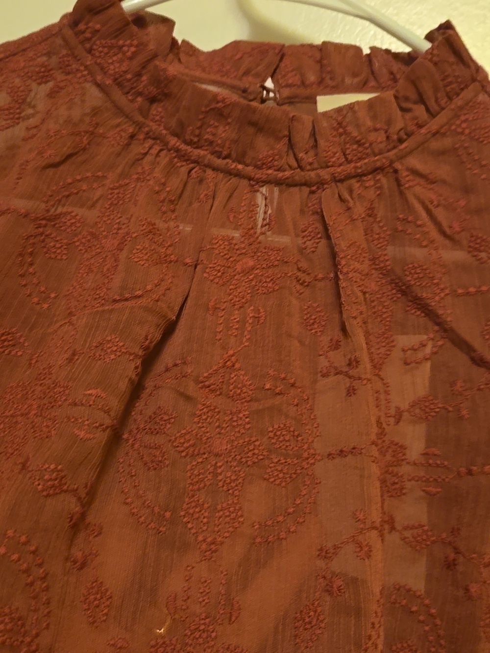 Sezane Valentine Embroidered Long-Sleeve Blouse - Picture 7 of 10